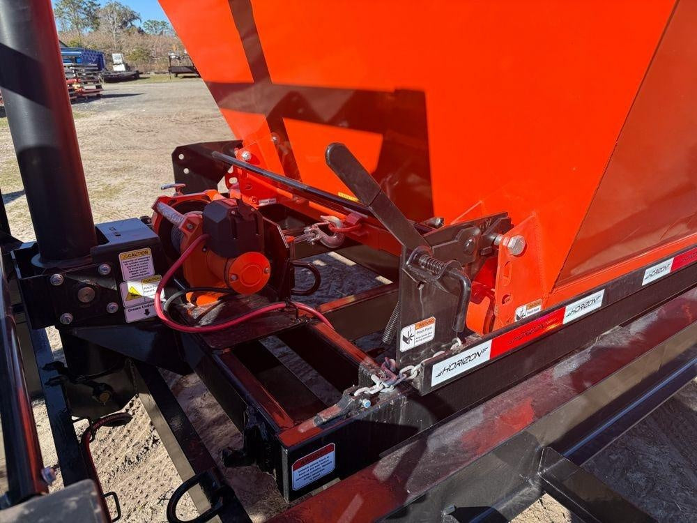 Horizon 20' HRD GN Roll off Bundle (2) 10k Axles + 3 Bins w/ 4' Walls HZN20GN10K4FTEDZ3ORANGEAL - Ghost ROP - Stryker Dealership Group