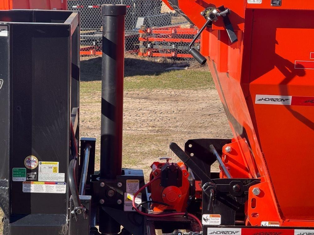 Horizon 20' HRD GN Roll off Bundle (2) 10k Axles + 3 Bins w/ 4' Walls HZN20GN10K4FTEDZ3ORANGEAL - Ghost ROP - Stryker Dealership Group