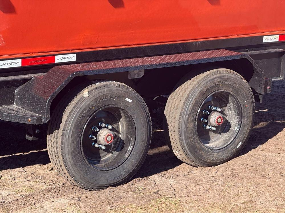 Horizon 20' HRD GN Roll off Bundle (2) 10k Axles + 3 Bins w/ 4' Walls HZN20GN10K4FTEDZ3ORANGEFL - Ghost ROP - Stryker Dealership Group