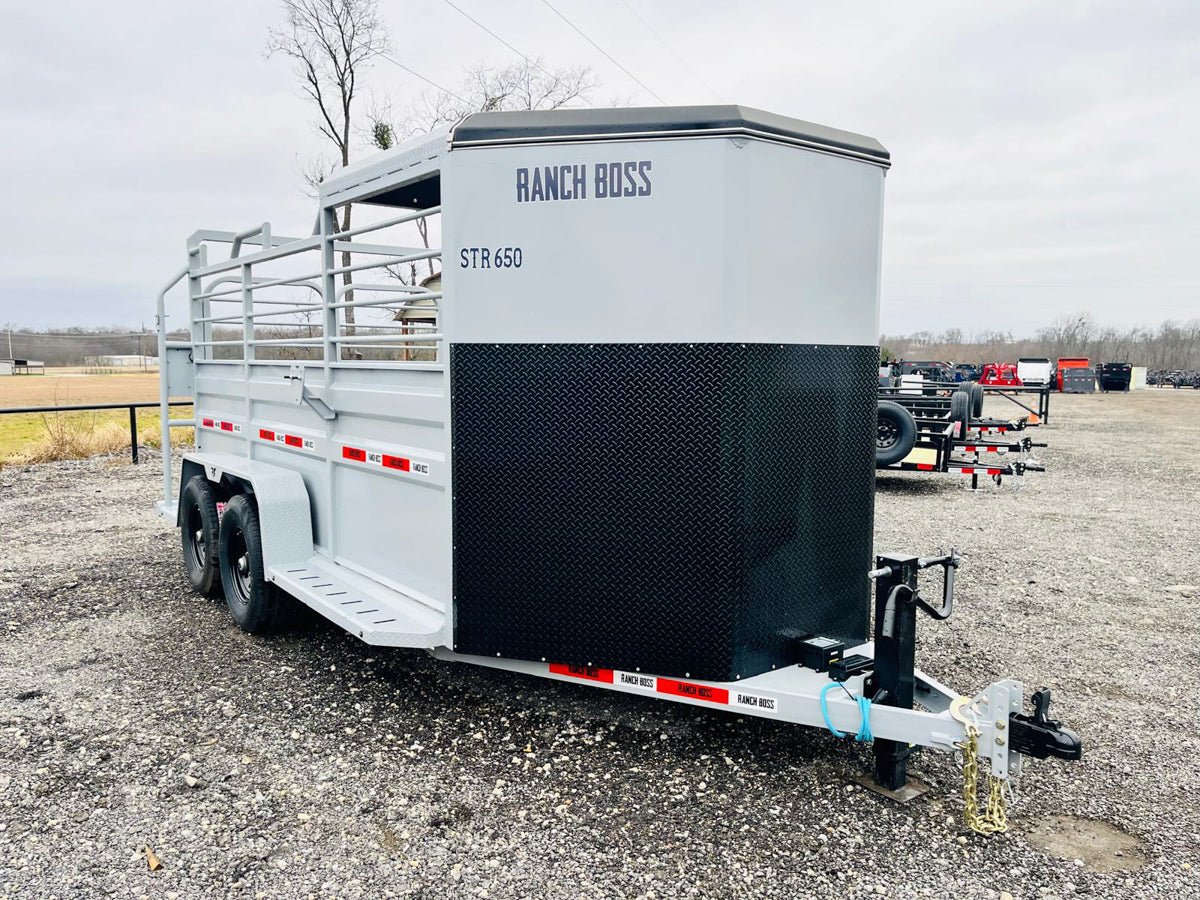 Ranch Boss 1/2 Top Bumper Pull Livestock Trailer - Stryker Dealership Group