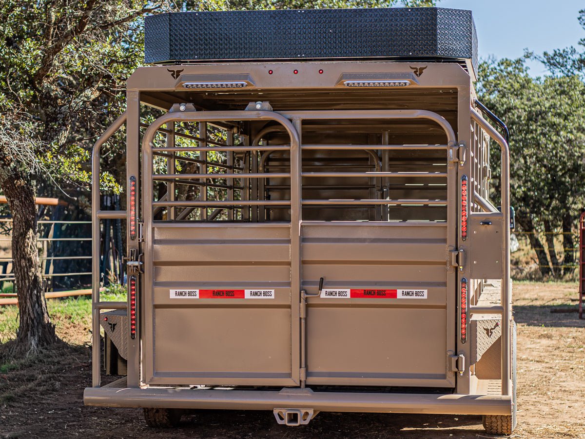 Ranch Boss Full Top Gooseneck Livestock Trailer - Stryker Dealership Group