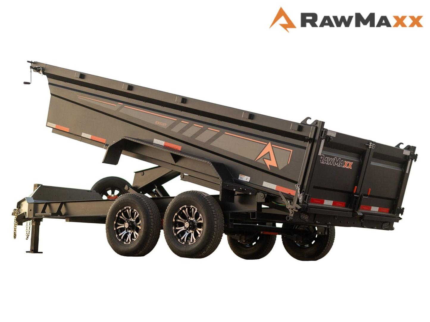RawMaxx GDX Knight 3D Bumper Pull Dump Trailer - Stryker Dealership Group