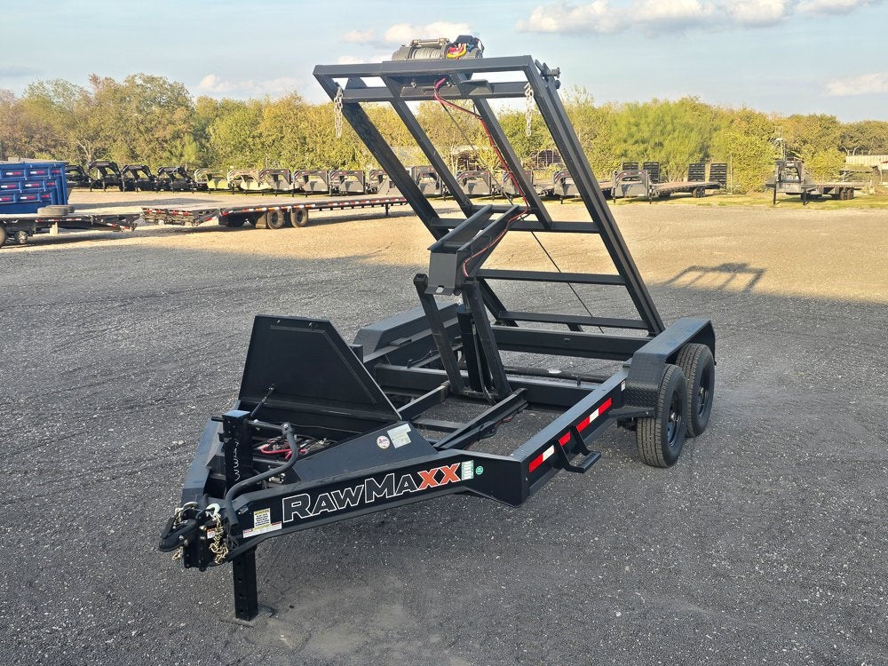 RawMaxx 14' BP Roll Off Base (2) 7k Axles - Roll Off Base Trailer/RO 14' Bumper Pull - Stryker Dealership Group