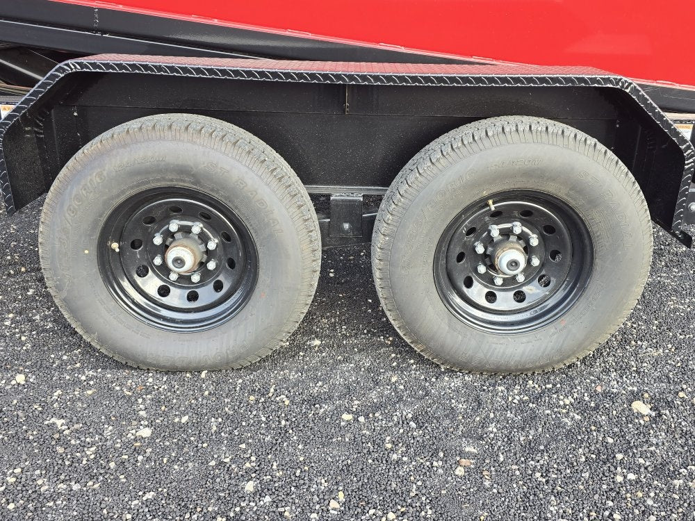 RawMaxx 14' GN Roll off Bundle (2) 7k Axles + 3 Bins w/ 4' Walls - Roll Off Packages/RO 14' Gooseneck - Stryker Dealership Group