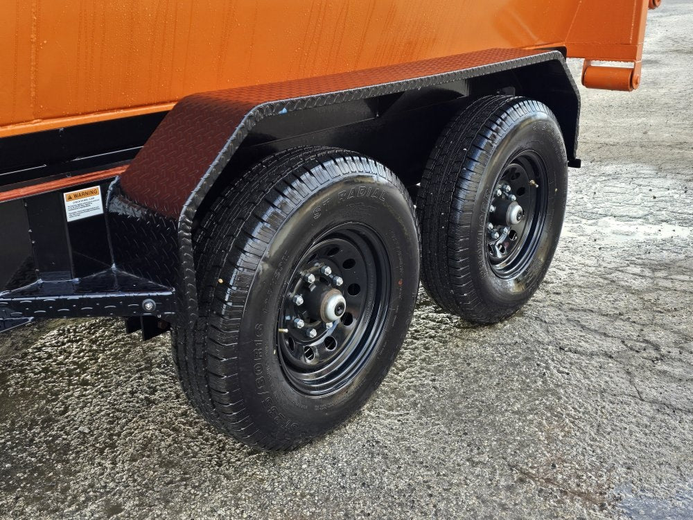 RawMaxx 14' RDX GN Roll off Bundle (2) 7k Axles + 3 Bins w/ 4' Walls - Roll Off Packages/RO 14' Gooseneck - Stryker Dealership Group