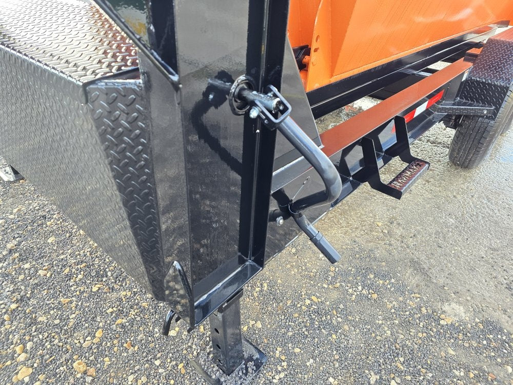 RawMaxx 14' RDX GN Roll off Bundle (2) 7k Axles + 3 Bins w/ 4' Walls - Roll Off Packages/RO 14' Gooseneck - Stryker Dealership Group