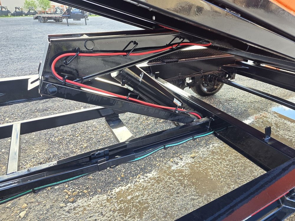 RawMaxx 14' RDX GN Roll off Bundle (2) 7k Axles + 3 Bins w/ 4' Walls - Roll Off Packages/RO 14' Gooseneck - Stryker Dealership Group