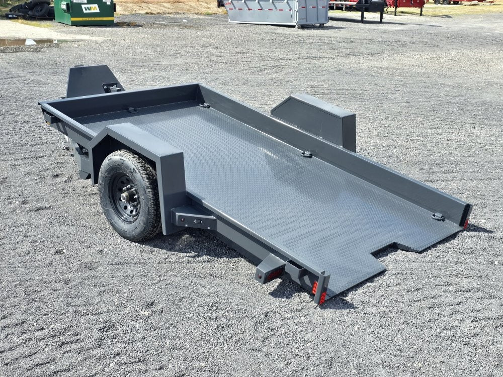 Scissor Hauler 12' x 79" wide - 7K Axles - Scissor Tilt - Stryker Dealership Group