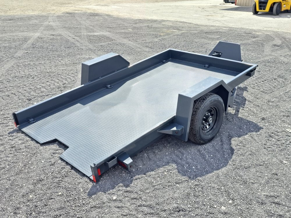 Scissor Hauler 12' x 79" wide - 7K Axles - Scissor Tilt - Stryker Dealership Group