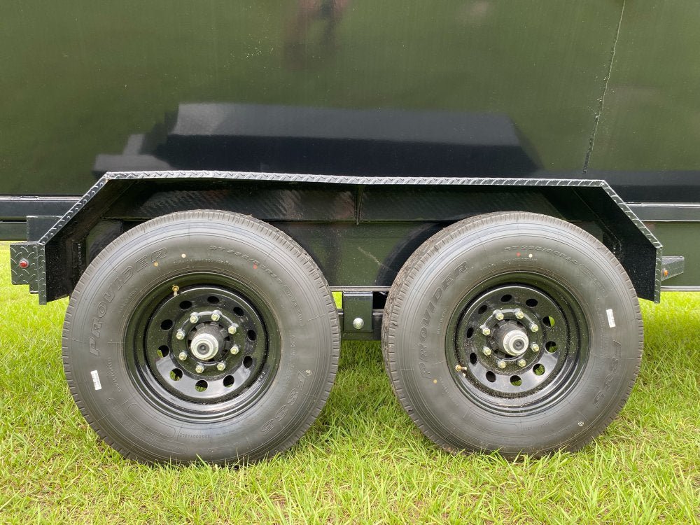 Stryker 14' BP Roll off Bundle (2) 7k Axles + 3 Bins w/ 4' Walls 00234A - Stryker Dealership Group