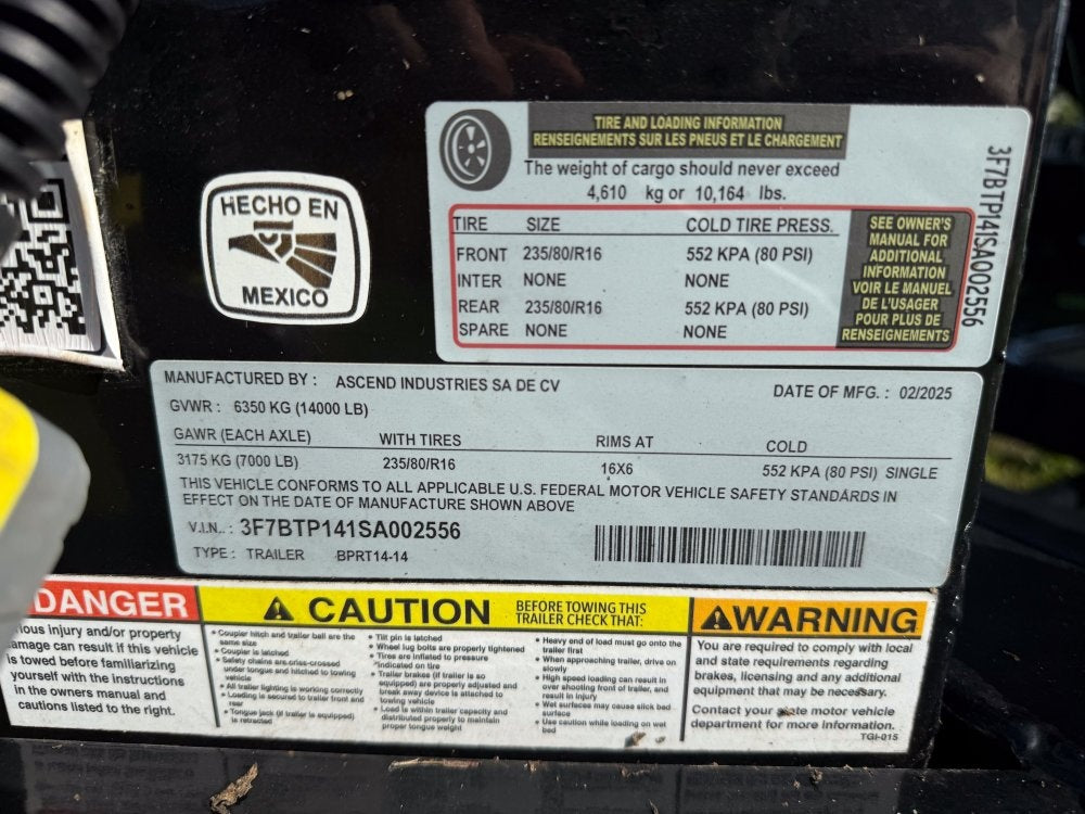 Stryker 14' BP Roll Off Bundle (2) 7k Axles - Roll Off Packages/RO 14' Bumper Pull - Stryker Dealership Group