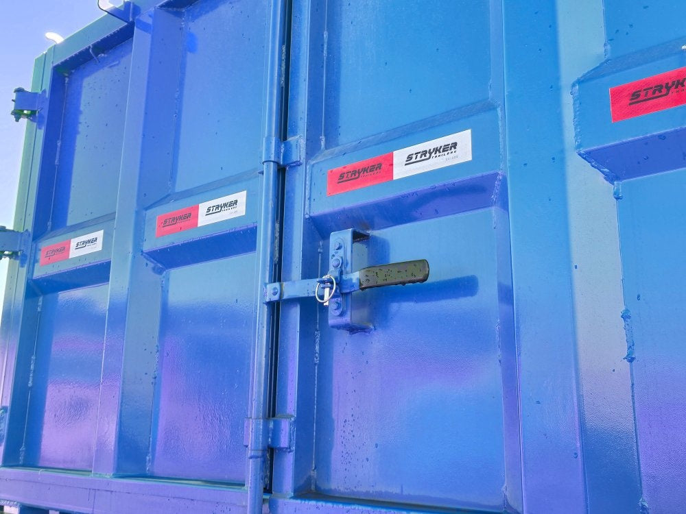 Stryker 14' BP Roll off Bundle (2) 7k Axles + 1 Bin w/ 4' Walls - Roll Off Packages/RO 14' Bumper Pull - Stryker Dealership Group