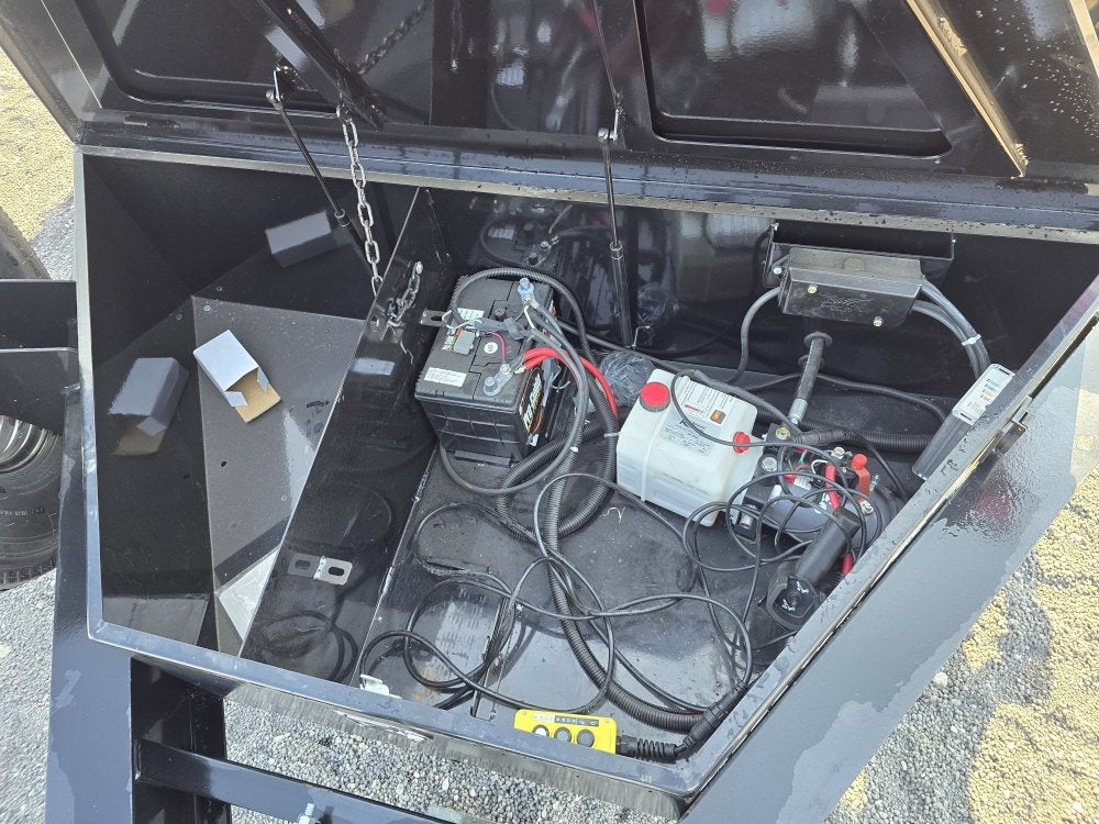 Stryker 14' BP Roll Off Bundle (2) 7k Axles + 2 Bins w/ 4' Walls - Roll Off Base Trailer/RO 14' Bumper Pull - Stryker Dealership Group