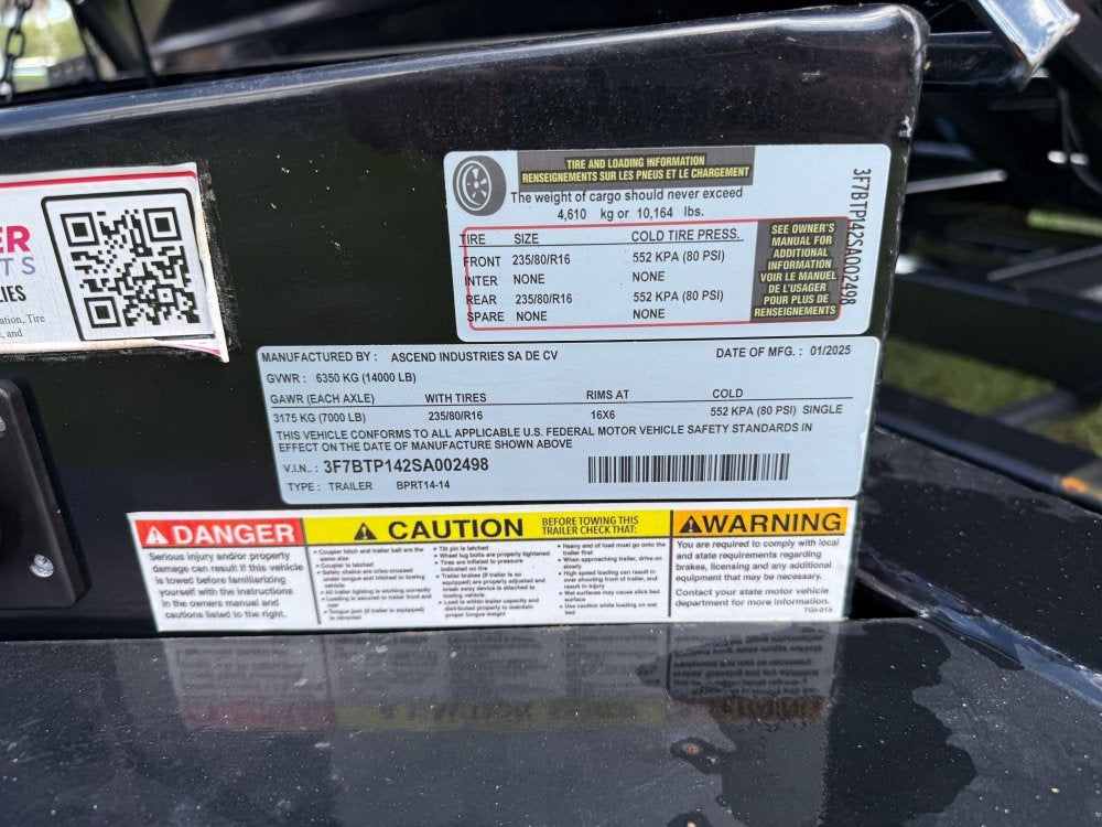 Stryker 14' BP Roll Off Bundle (2) 7k Axles + 3 Bins w/ 4' Walls - Roll Off Base Trailer/RO 14' Bumper Pull - Stryker Dealership Group