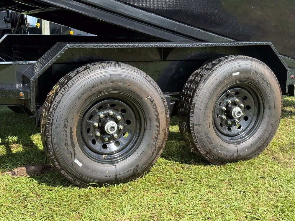 Stryker 14' BP Roll Off Bundle (2) 7k Axles + 3 Bins w/ 4' Walls - Roll Off Base Trailer/RO 14' Bumper Pull - Stryker Dealership Group