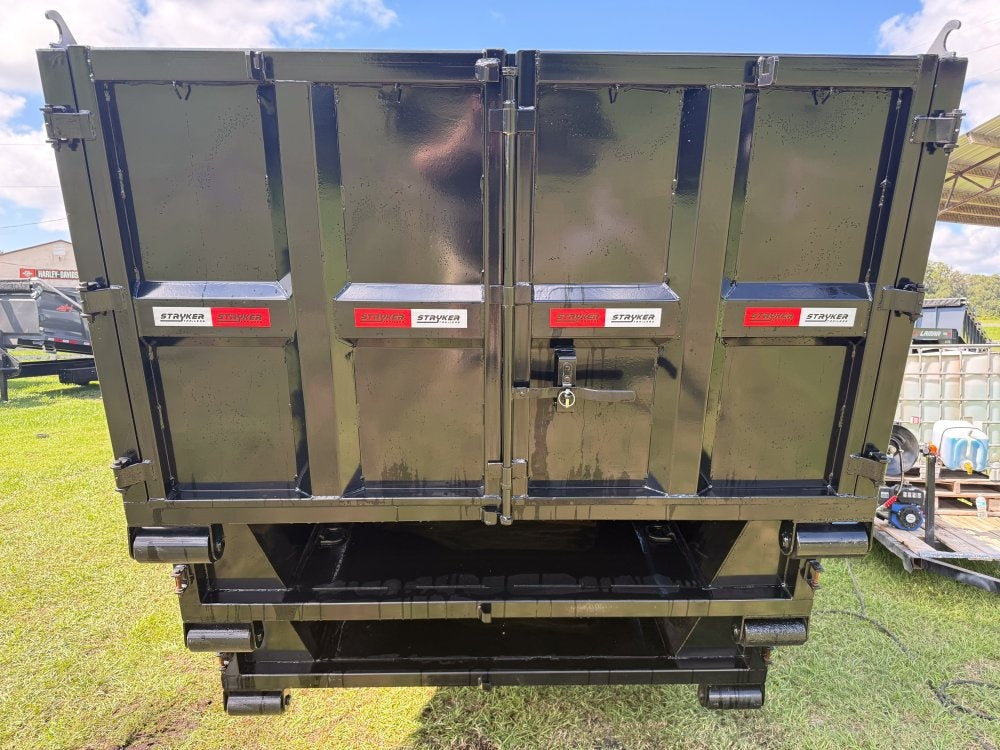 Stryker 14' BP Roll Off Bundle (2) 7k Axles + 3 Bins w/ 4' Walls - Roll Off Base Trailer/RO 14' Bumper Pull - Stryker Dealership Group