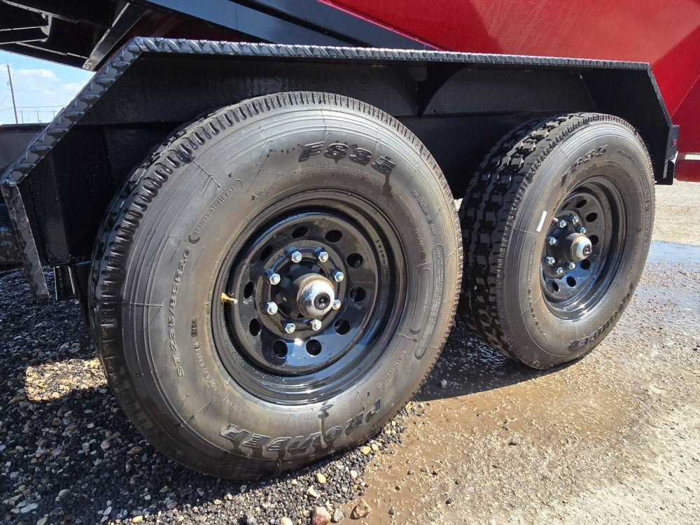 Stryker 14' BP Roll Off Bundle (2) 7k Axles + 3 Bins w/ 4' Walls - Roll Off Packages/RO 14' Bumper Pull - Stryker Dealership Group