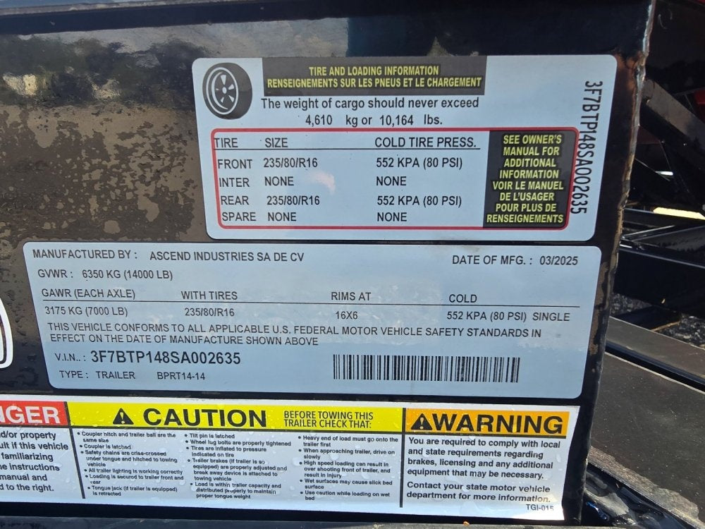 Stryker 14' BP Roll Off Bundle (2) 7k Axles + 3 Bins w/ 4' Walls - Roll Off Packages/RO 14' Bumper Pull - Stryker Dealership Group