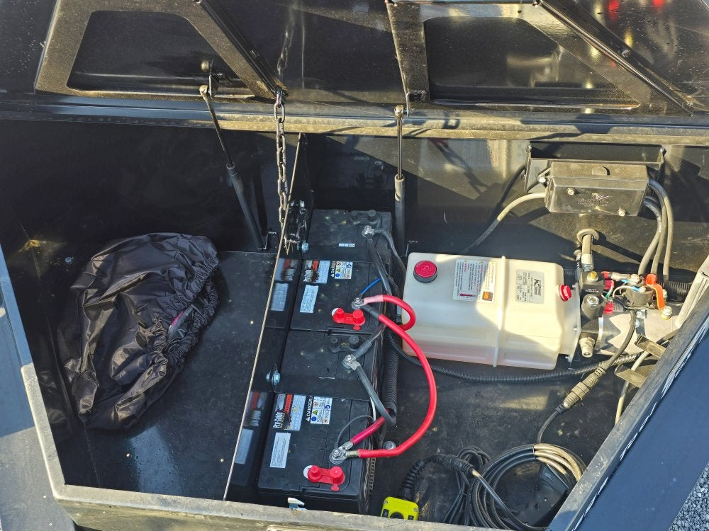 Stryker 14' BP Roll off Bundle (2) 7k Axles + 3 Bins w/ 4' Walls - Roll Off Packages/RO 14' Bumper Pull - Stryker Dealership Group