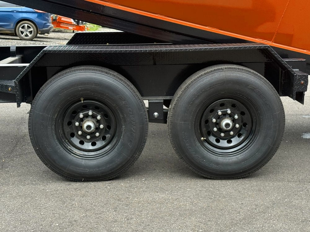 Stryker 16' BP Roll off Bundle (2) 7k Axles + 2 Bins w/ 4' Walls - Roll Off Packages/RO 16' Bumper Pull - Stryker Dealership Group