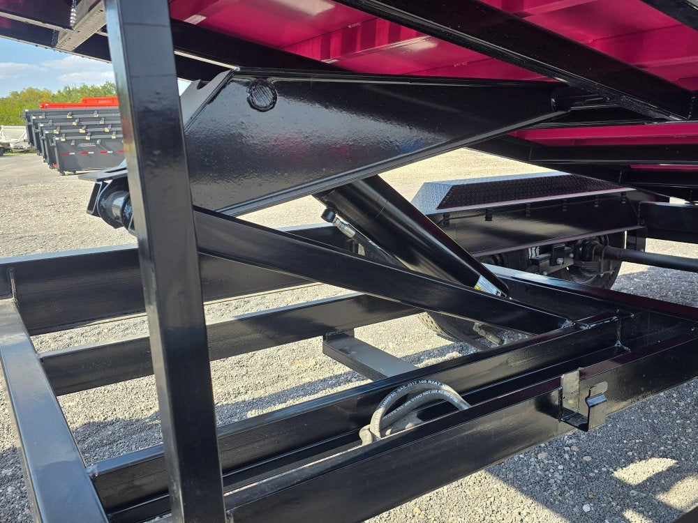 Stryker 16' BP Roll Off Bundle (2) 7k Axles + 3 Bins w/ 4' Walls - Roll Off Packages/RO 16' Bumper Pull - Stryker Dealership Group