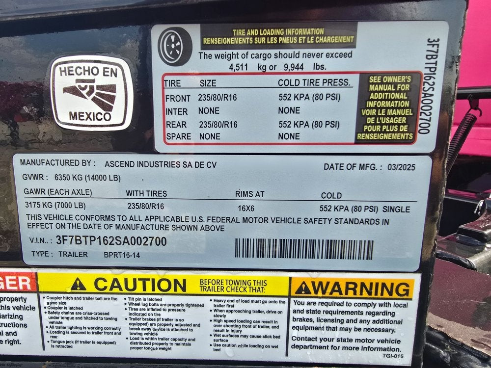 Stryker 16' BP Roll Off Bundle (2) 7k Axles + 3 Bins w/ 4' Walls - Roll Off Base Trailer/RO 16' Bumper Pull - Stryker Dealership Group