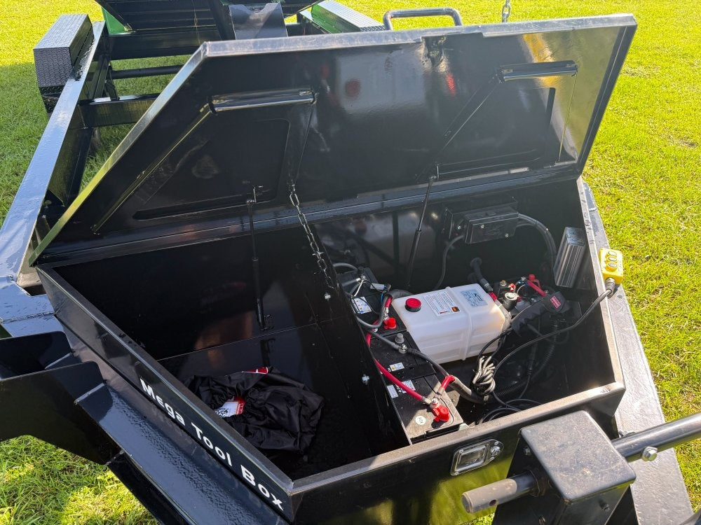 Stryker 16' BP Roll Off Bundle (2) 7k Axles + 3 Bins w/ 4' Walls - Roll Off Base Trailer/RO 16' Bumper Pull - Stryker Dealership Group