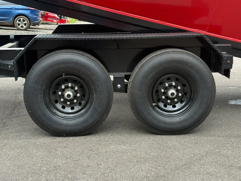 Stryker 16' BP Roll off Bundle (2) 7k Axles + 3 Bins w/ 4' Walls - Roll Off Packages/RO 16' Bumper Pull - Stryker Dealership Group