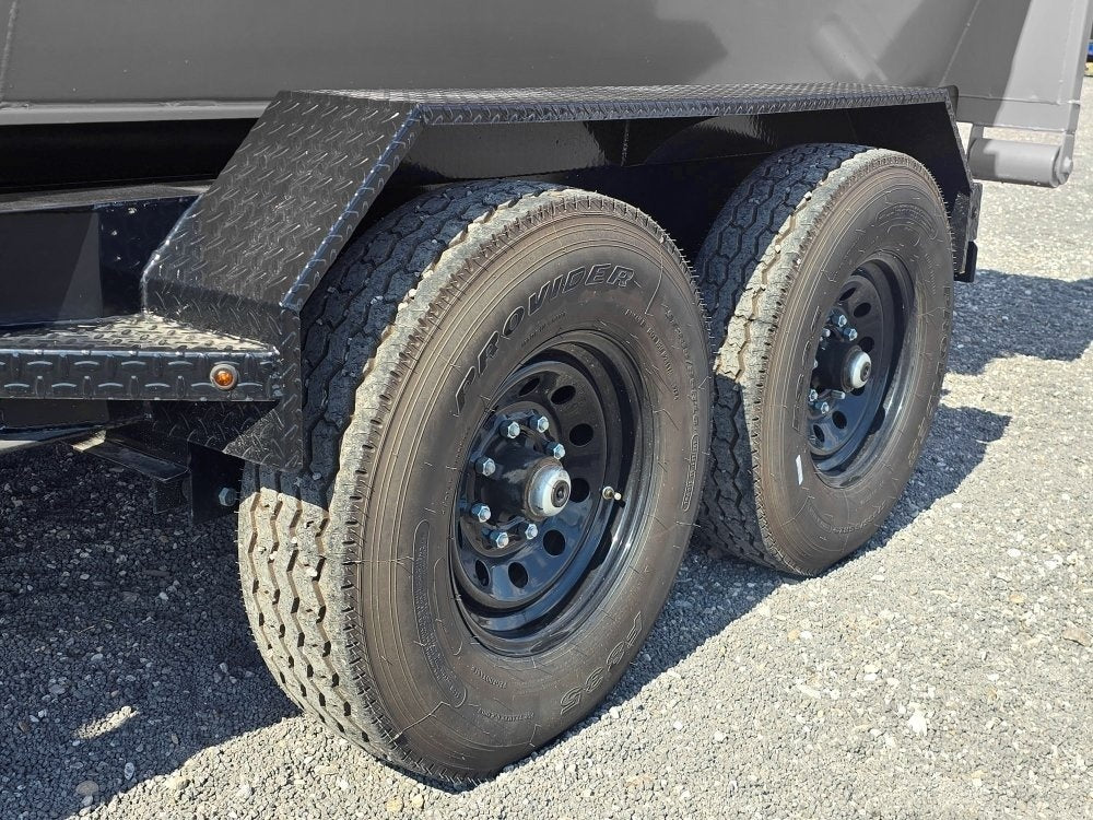 Stryker 16' BP Roll off Bundle (2) 7k Axles + 3 Bins w/ 4' Walls - Roll Off Packages/RO 16' Bumper Pull - Stryker Dealership Group