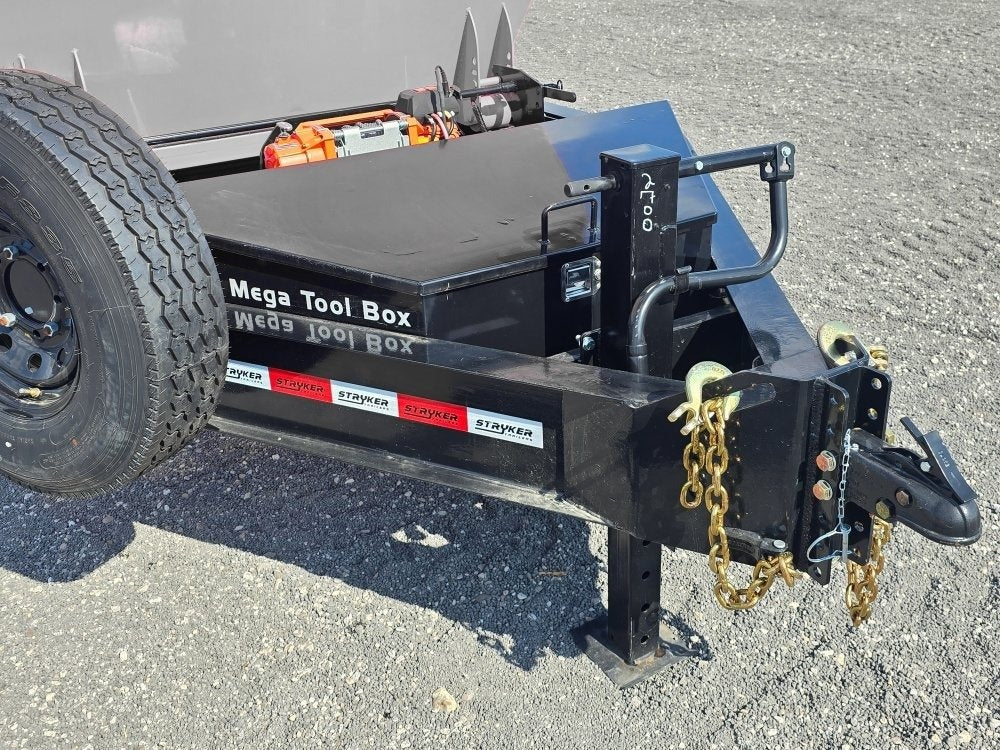 Stryker 16' BP Roll off Bundle (2) 7k Axles + 3 Bins w/ 4' Walls - Roll Off Packages/RO 16' Bumper Pull - Stryker Dealership Group