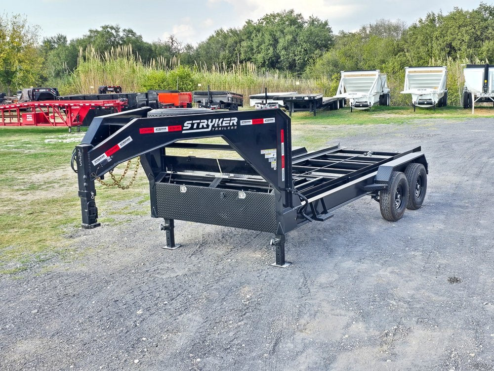 Stryker 16' GN Roll Off Base (2) 7k Axles - Roll Off Base Trailer/RO 16' Gooseneck - Stryker Dealership Group
