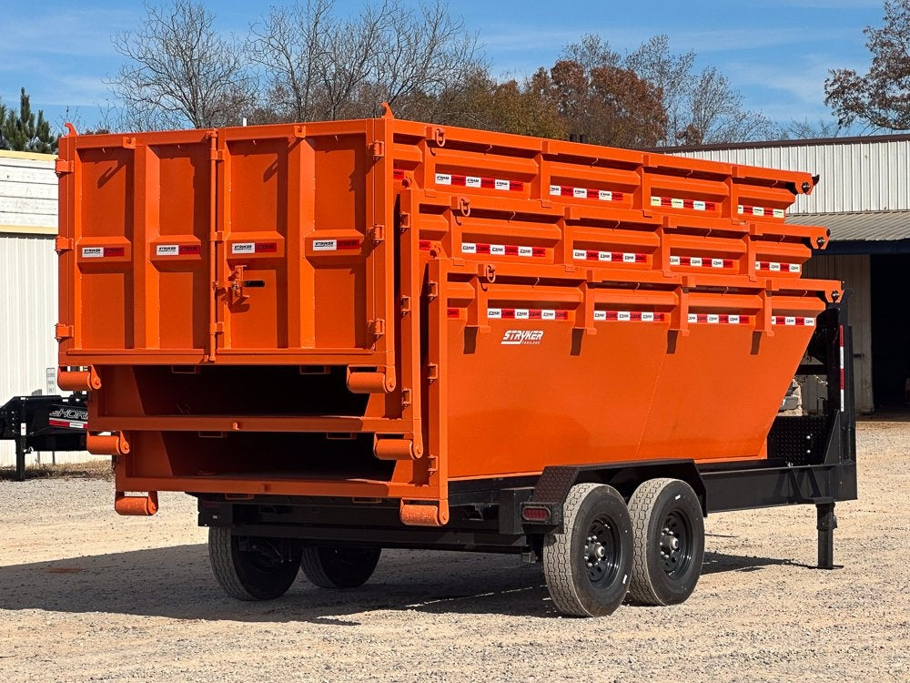 Stryker 16' GN Roll Off Base (2) 7K Axles - Roll Off Base Trailer/RO 16' Gooseneck - Stryker Dealership Group