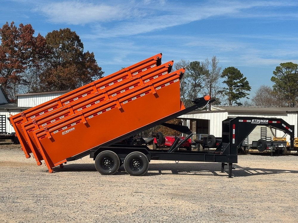 Stryker 16' GN Roll Off Base (2) 7K Axles - Roll Off Base Trailer/RO 16' Gooseneck - Stryker Dealership Group