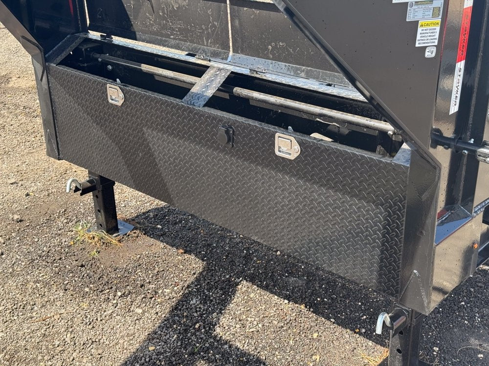 Stryker 16' GN Roll Off Bundle (2) 7k Axles + 2 Bins w/ 4' Walls - Roll Off Packages/RO 16' Gooseneck - Stryker Dealership Group