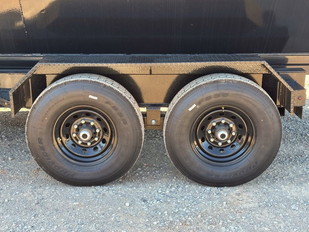 Stryker 16' GN Roll off Bundle (2) 7k Axles + 3 Bins w/ 4' Walls - Roll Off Packages/RO 16' Gooseneck - Stryker Dealership Group