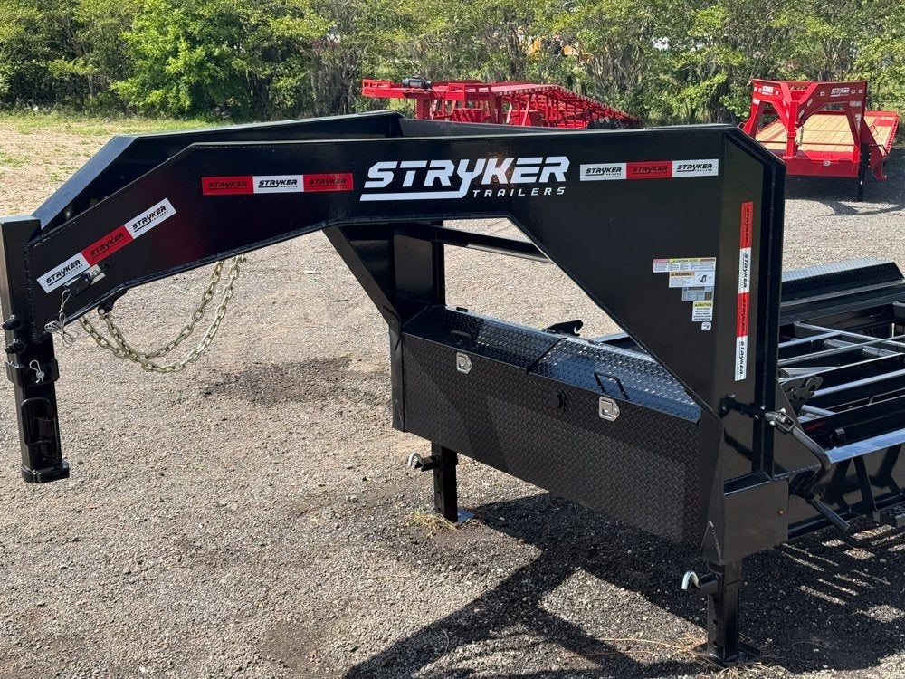 Stryker 16' GN Roll off Bundle (2) 7k Axles + 3 Bins w/ 4' Walls - Roll Off Packages - RO 16' Gooseneck - Stryker Dealership Group