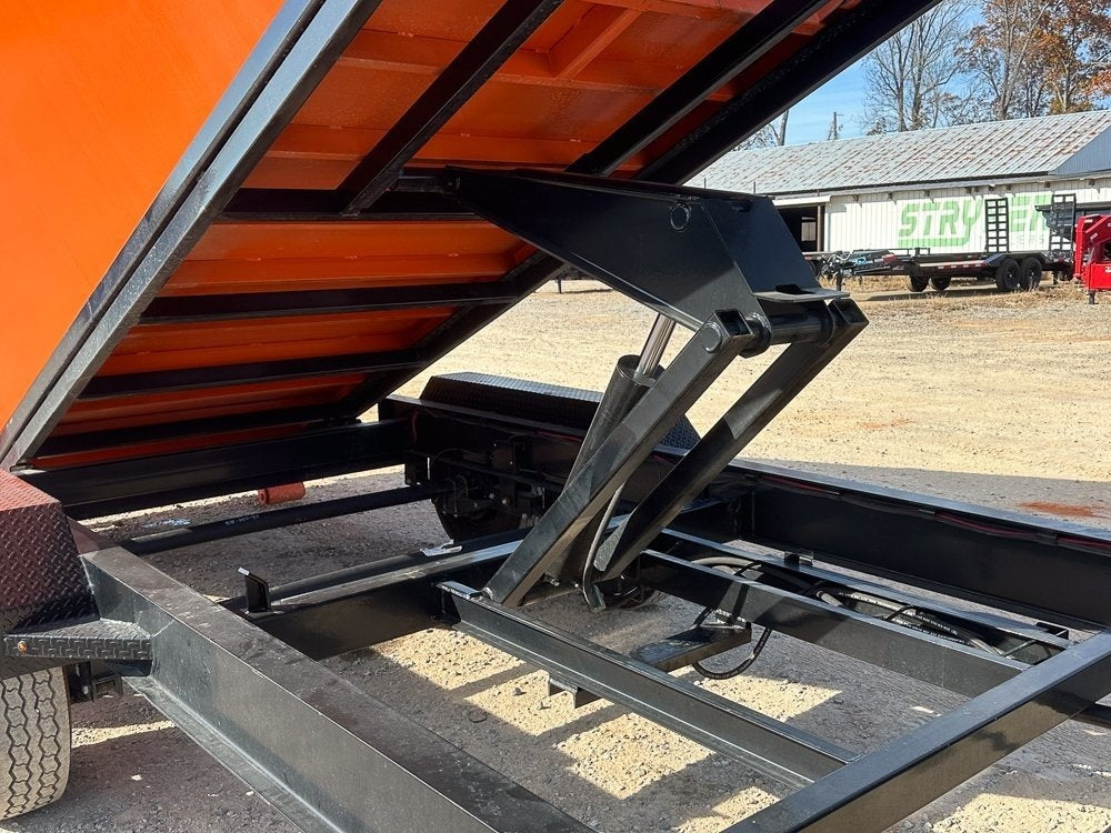 Stryker 16' GN Roll off Bundle (2) 7k Axles + 3 Bins w/ 4' Walls - Roll Off Packages - RO 16' Gooseneck - Stryker Dealership Group