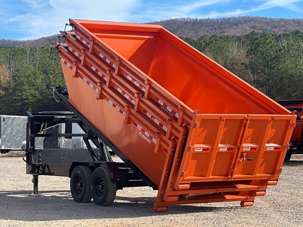 Stryker 16' GN Roll off Bundle (2) 7k Axles + 3 Bins w/ 4' Walls - Roll Off Packages/RO 16' Gooseneck - Stryker Dealership Group