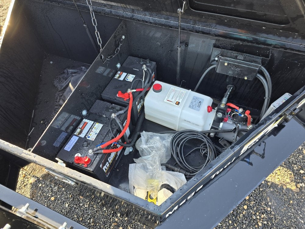 Stryker 16' RDZ BP Roll off Bundle (2) 7k Axles + 3 Bins w/ 4' Walls - Roll Off Packages/RO 16' Bumper Pull - Stryker Dealership Group