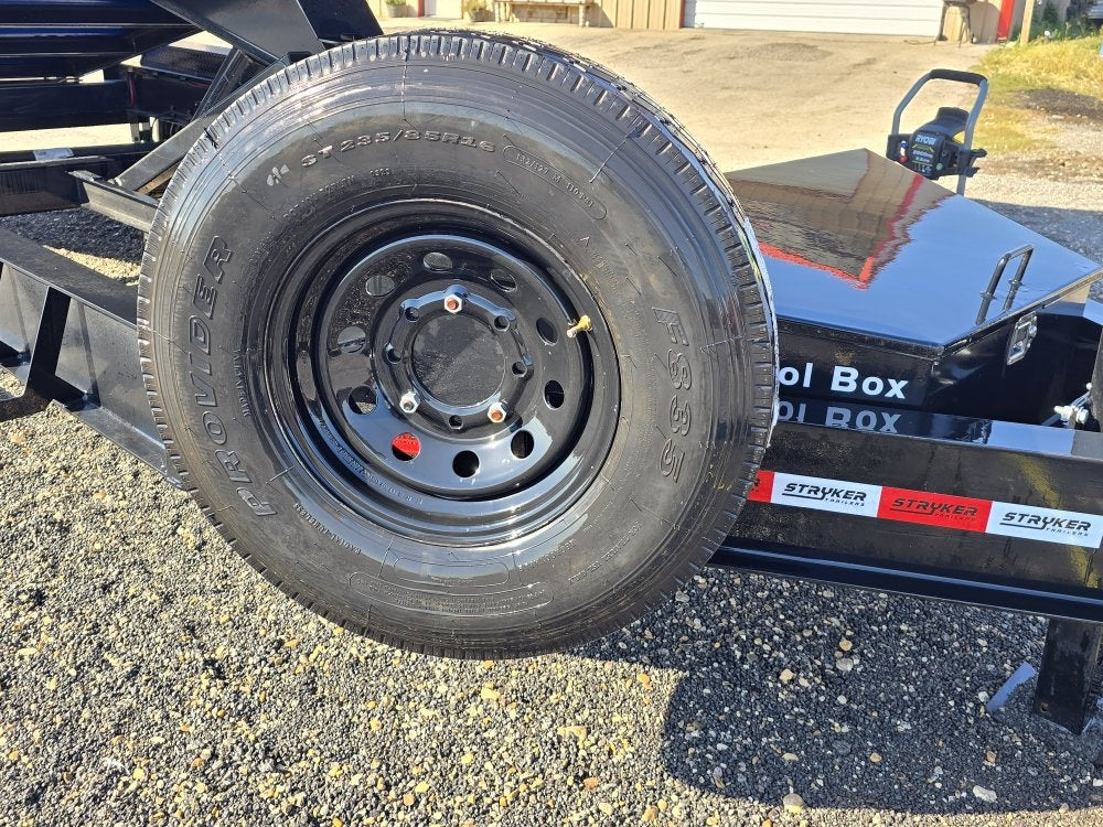 Stryker 16' RDZ BP Roll off Bundle (2) 7k Axles + 3 Bins w/ 4' Walls - Roll Off Packages/RO 16' Bumper Pull - Stryker Dealership Group