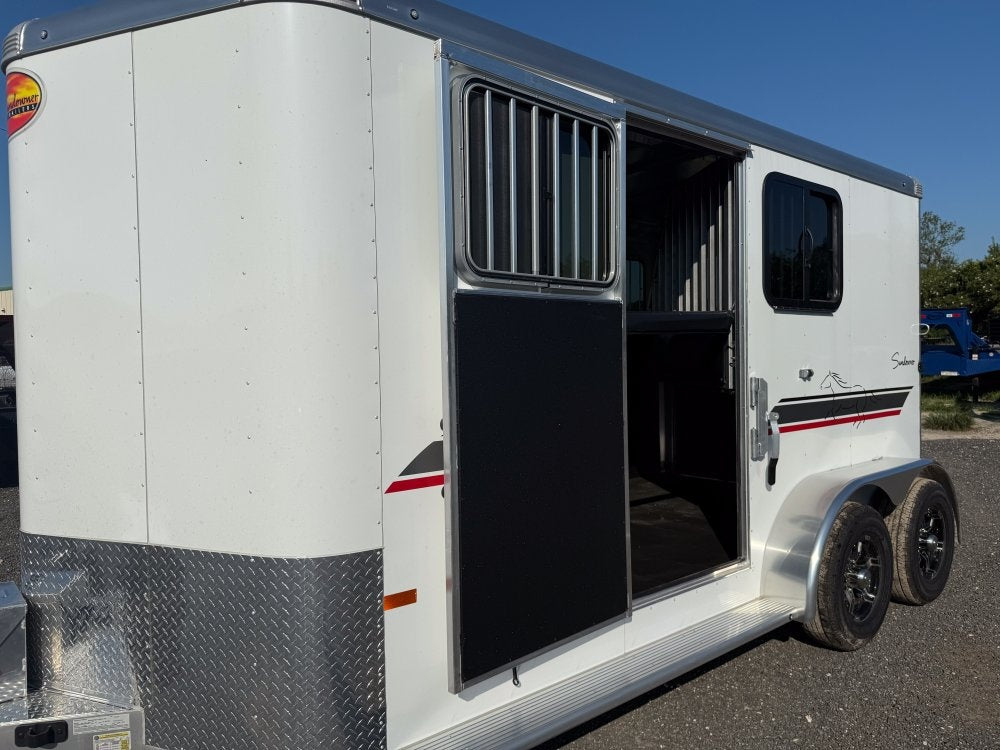 Sundowner 2 Horse Super Sport - White - 2 Horse/Horse Trailers - Stryker Dealership Group