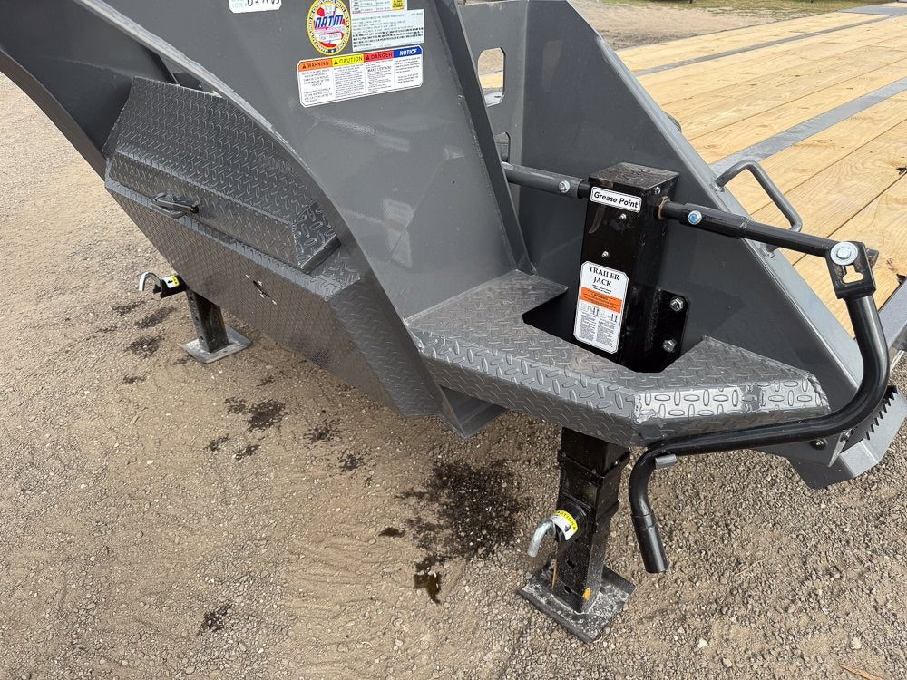 40' FHZ Gooseneck Deckover (2) 12K Axles Mega Ramps 25.9 GVWR 13079