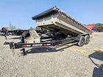 14' Stryker EDT Bumper Pull Dump Trailer 20" Side Walls - (2) 7k Axles 4053