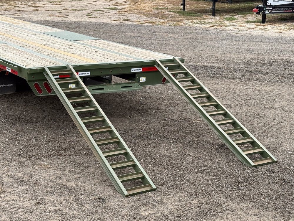 40' FHZ Gooseneck Deckover (2) 10K Axles Straight Deck 4039
