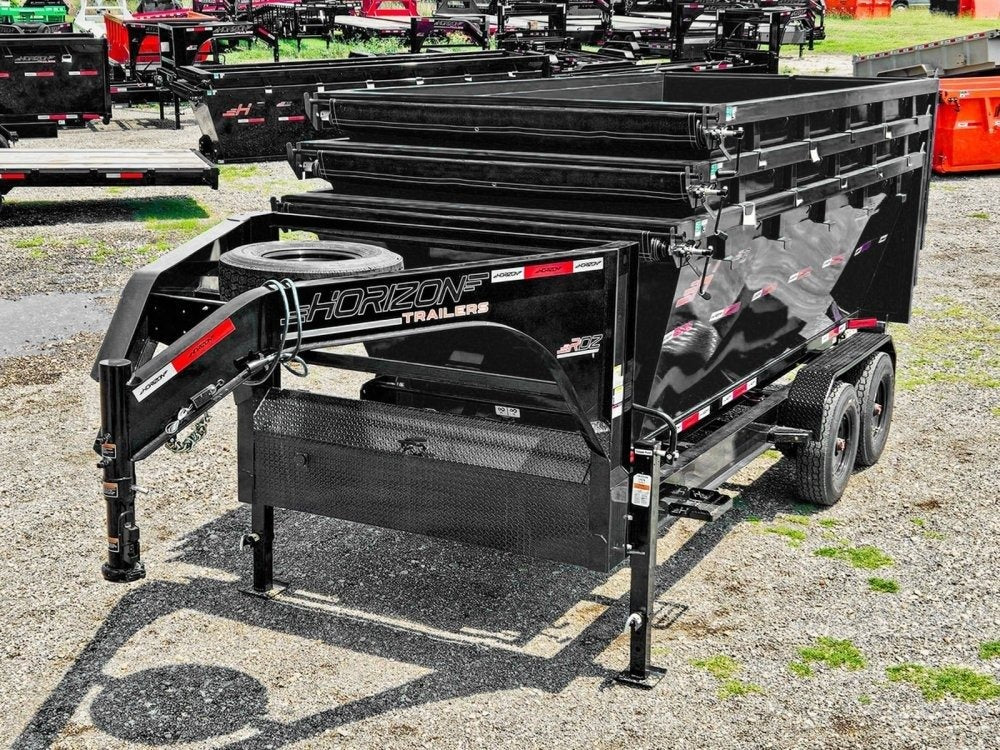 Horizon 16' RDZ GN Roll off Bundle (2) 8k Axles + 3 Bins w/ 4' Walls 1144-C