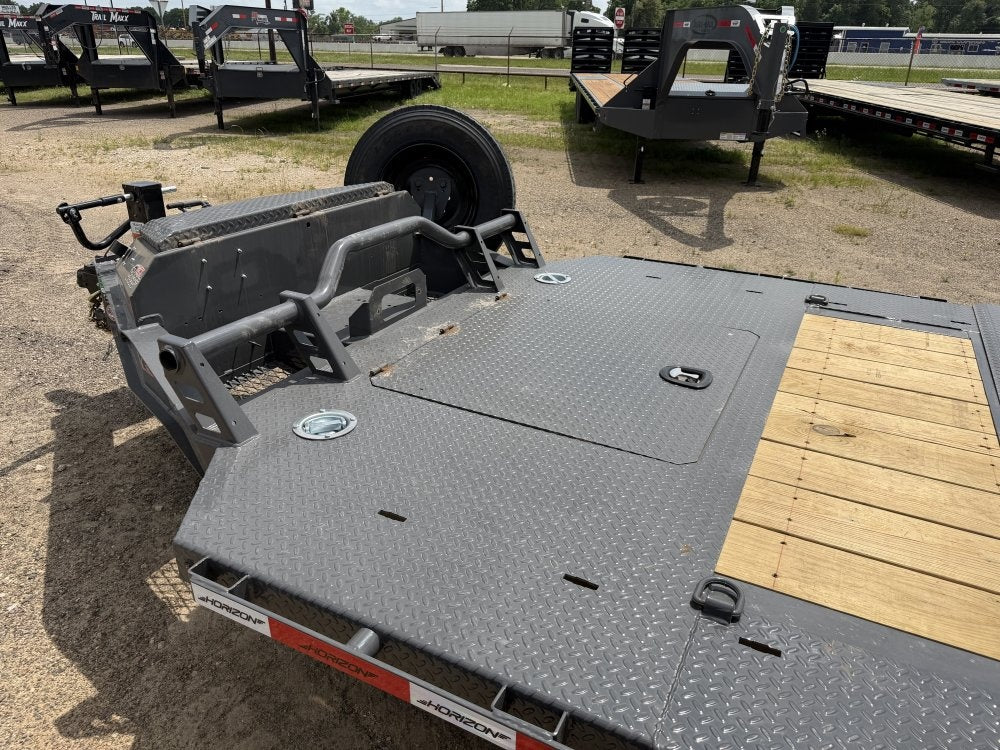 22' Horizon HET Bumper Pull Equipment Tilt Trailer Drive Over Fenders - (2) 10K Axles 15468