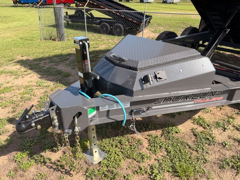10' Horizon HZ5 Bumper Pull Dump Trailer 36" Side Walls - (2) 3.5K Axles 016519 - Stryker Dealership Group