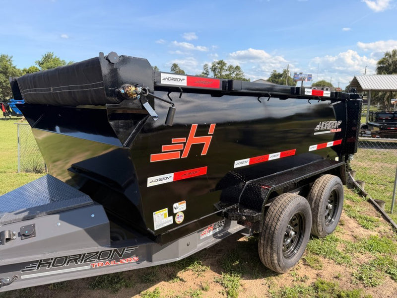 10' Horizon HZ5 Bumper Pull Dump Trailer 36" Side Walls - (2) 3.5K Axles 016519 - Stryker Dealership Group