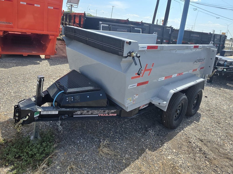 10' Horizon HZ5 Bumper Pull Dump Trailer 36" Side Walls - (2) 3.5K Axles 016521 - Stryker Dealership Group