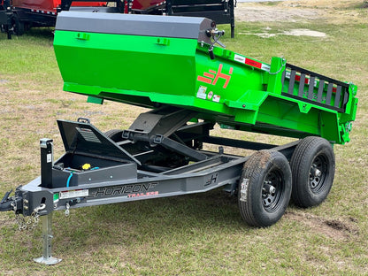 10' HZ5 BP Dump Trailer 2 - 5k Axles 18" Walls 2625 - Stryker Dealership Group